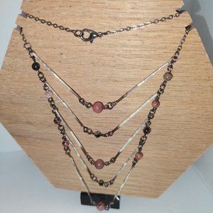 Porcupine Quill Chevron Necklace